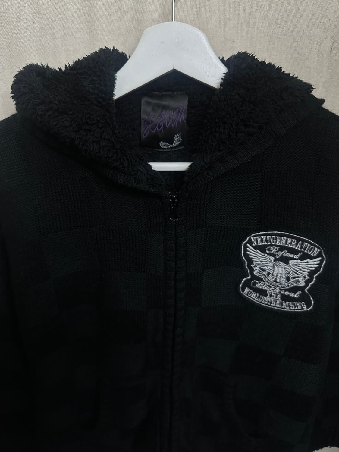 begum 퍼 후드집업 상품이미지1