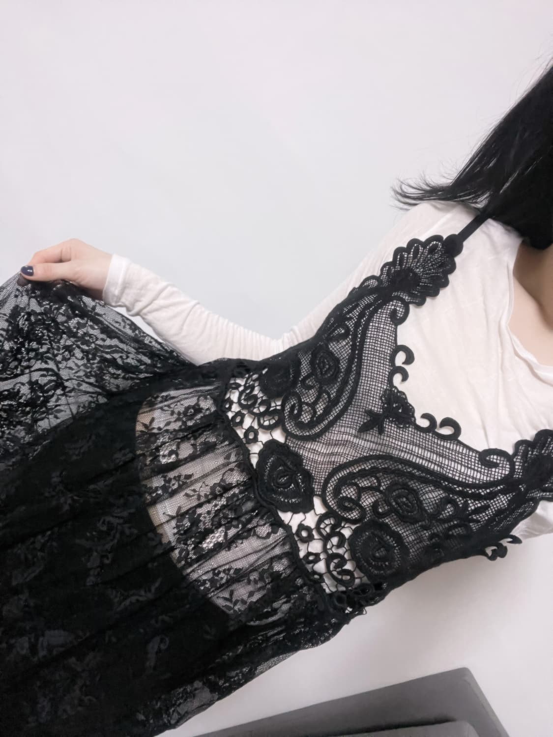 lace layered dress 상품이미지2