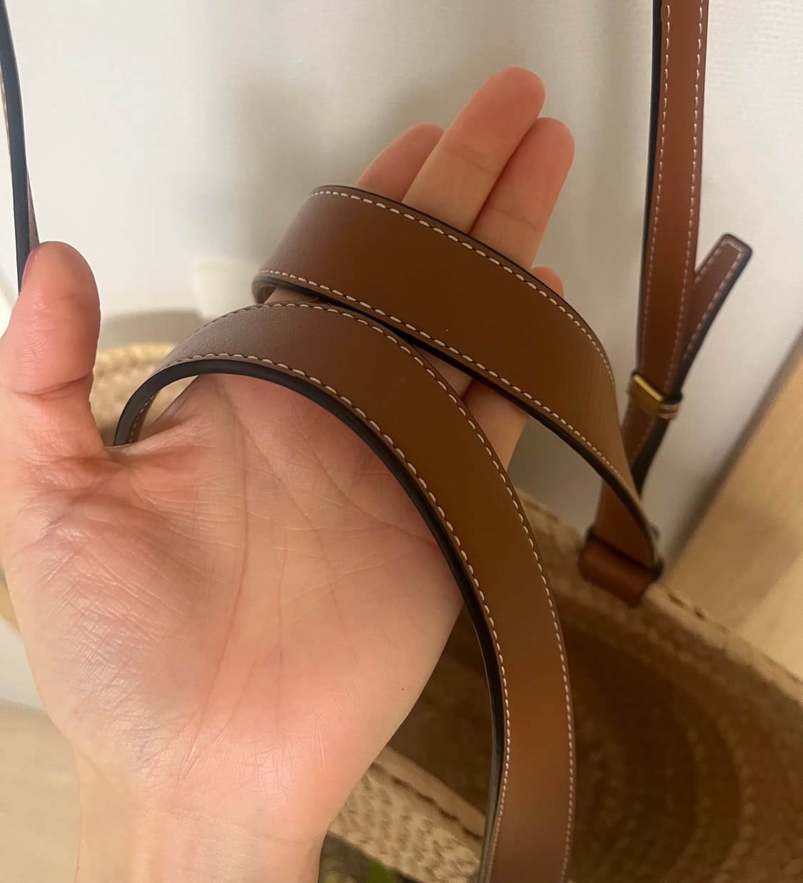 로에베 바스켓백 라피아 카프스킨  상품이미지7