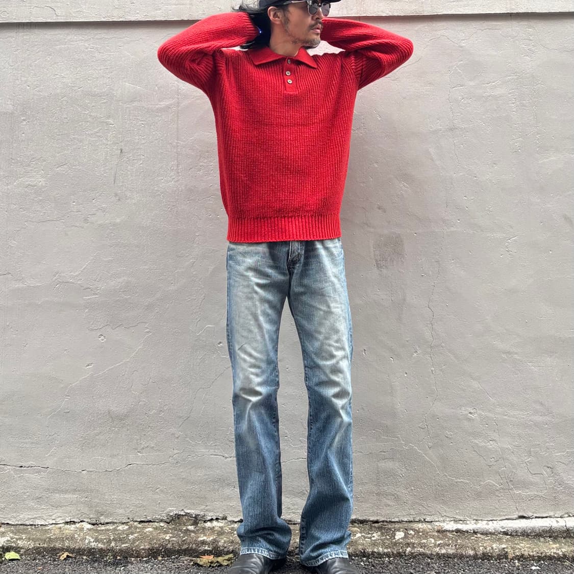 올드 카라 울 스웨터 상품이미지8