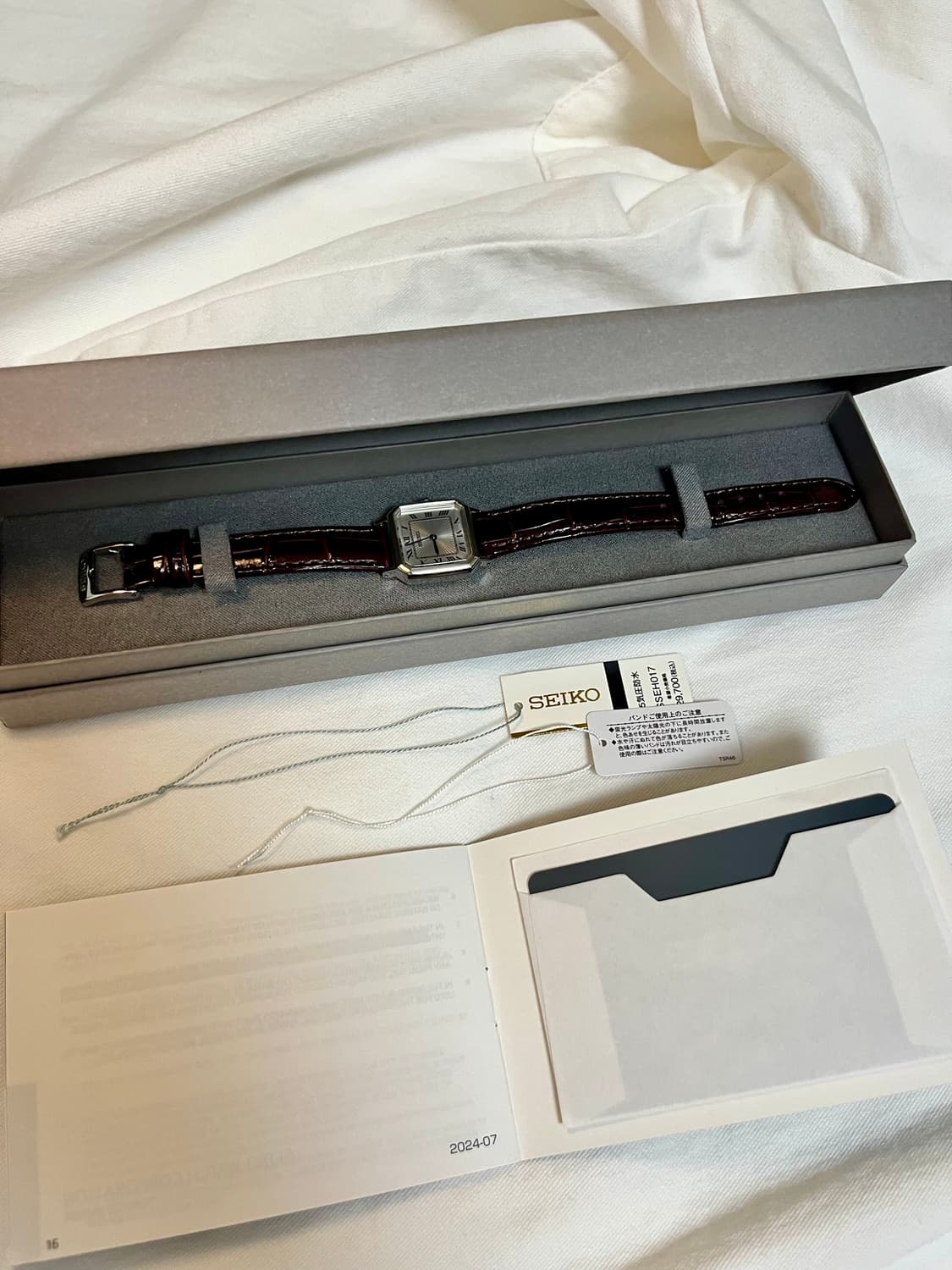 세이코 여성 가죽시계 나노유니버스 콜라보제품 상품이미지3