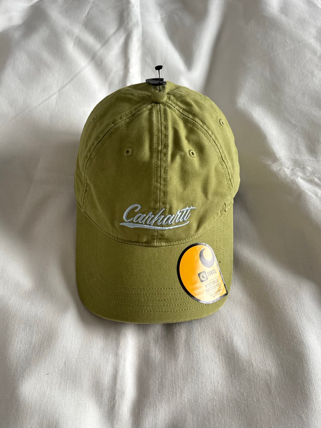 칼하트 캔버스 스크립트 그래픽 자수 로고 볼캡 상품이미지2