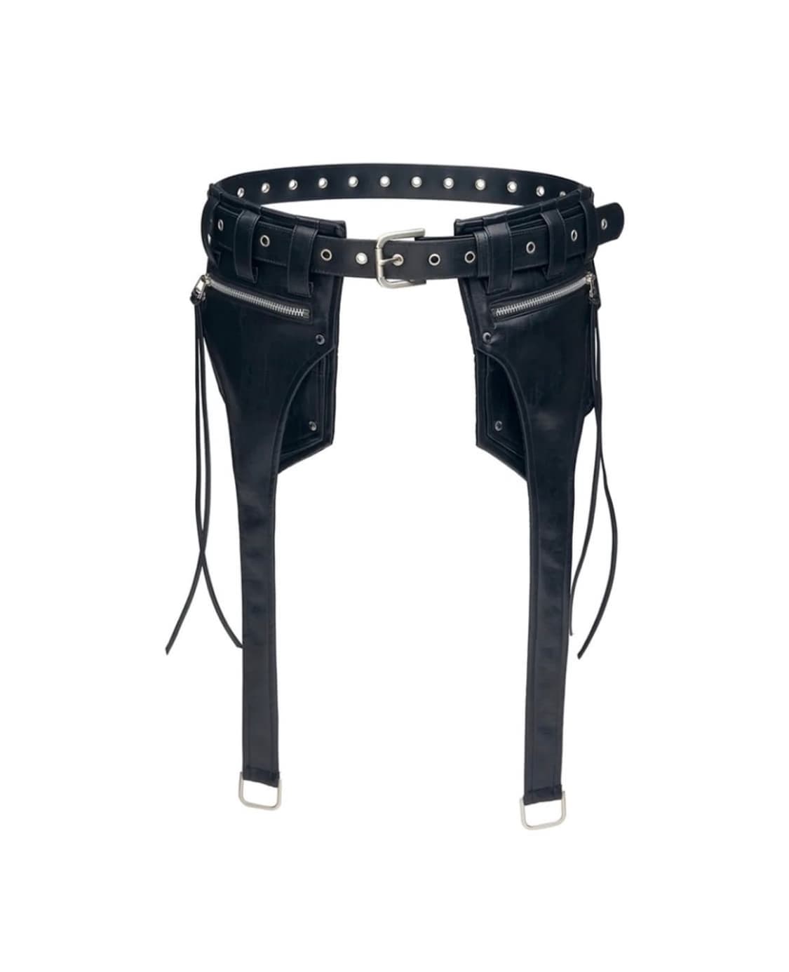 레씨토 Leather Long Cargo Pocket Belt 상품이미지1
