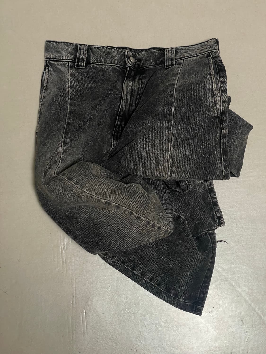 Zara 자라 심라인 배기핏 진 상품이미지2