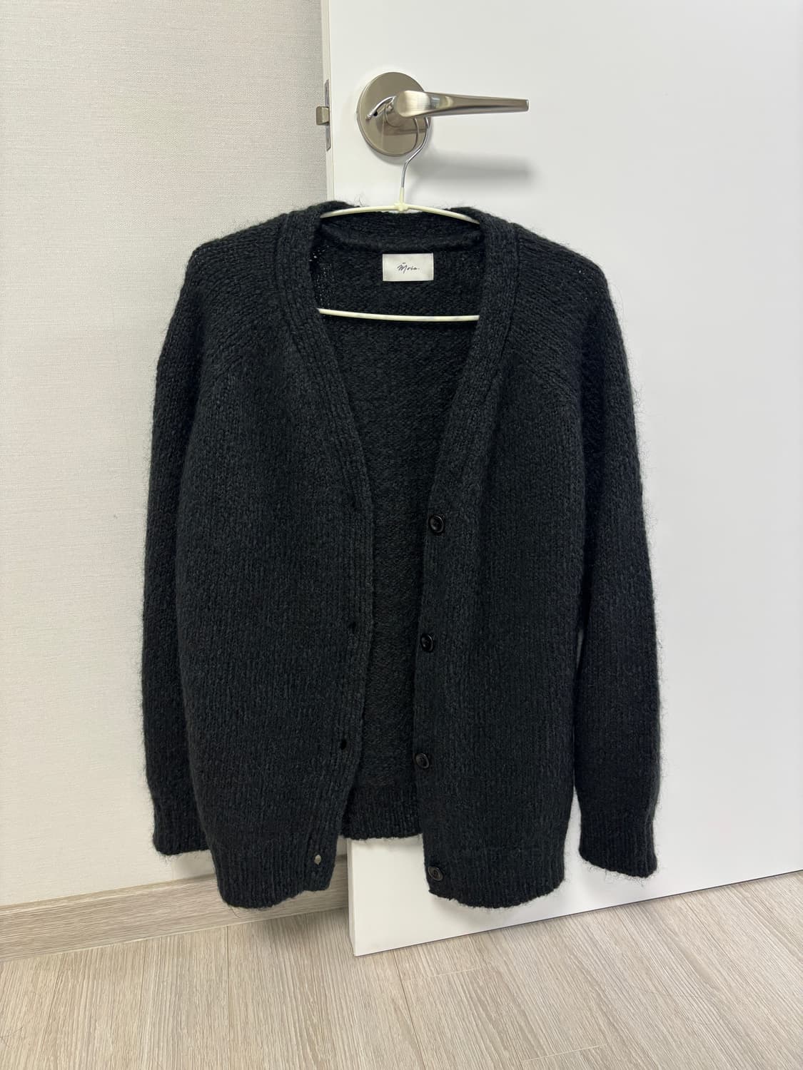 Moia 모헤어 차콜 가디건  상품이미지2