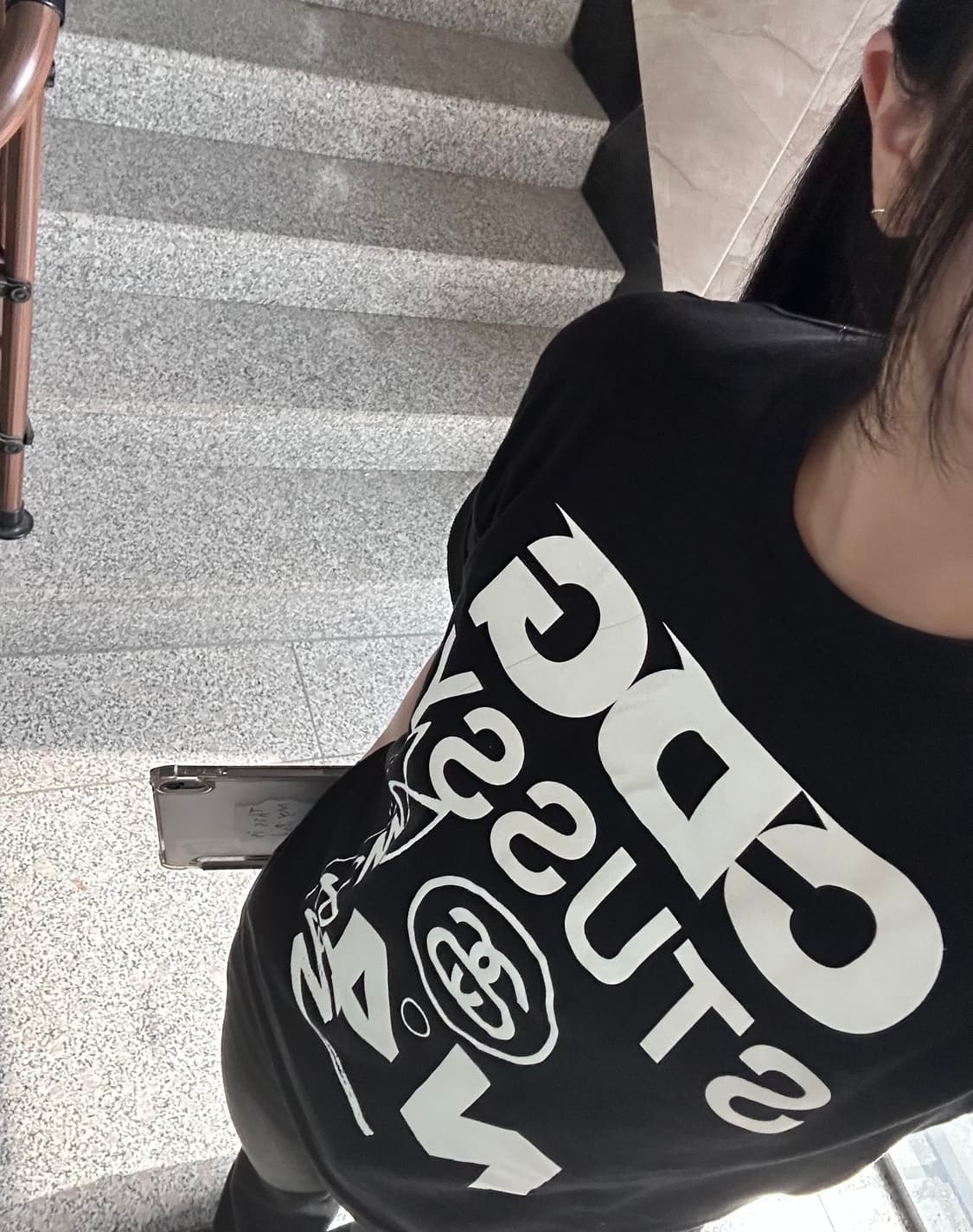 Stussy+CDG 콜라보 티셔츠 상품이미지3