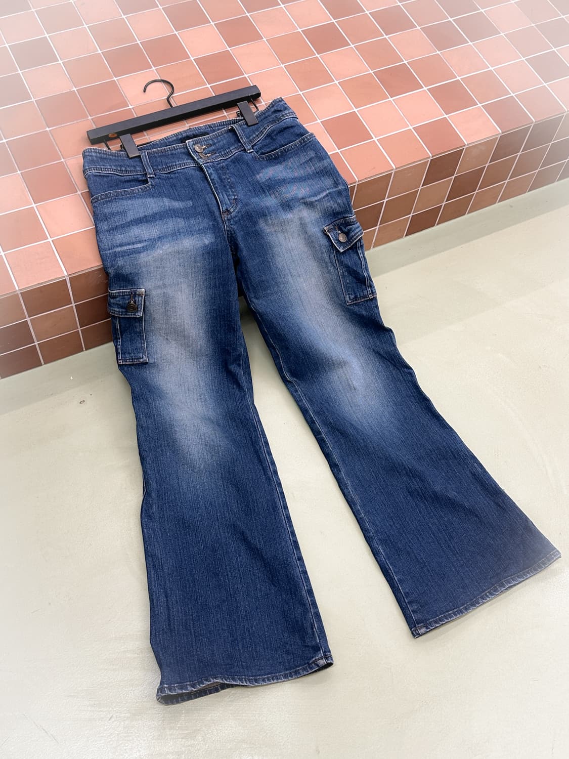 denim cargo bootscut pants 상품이미지6