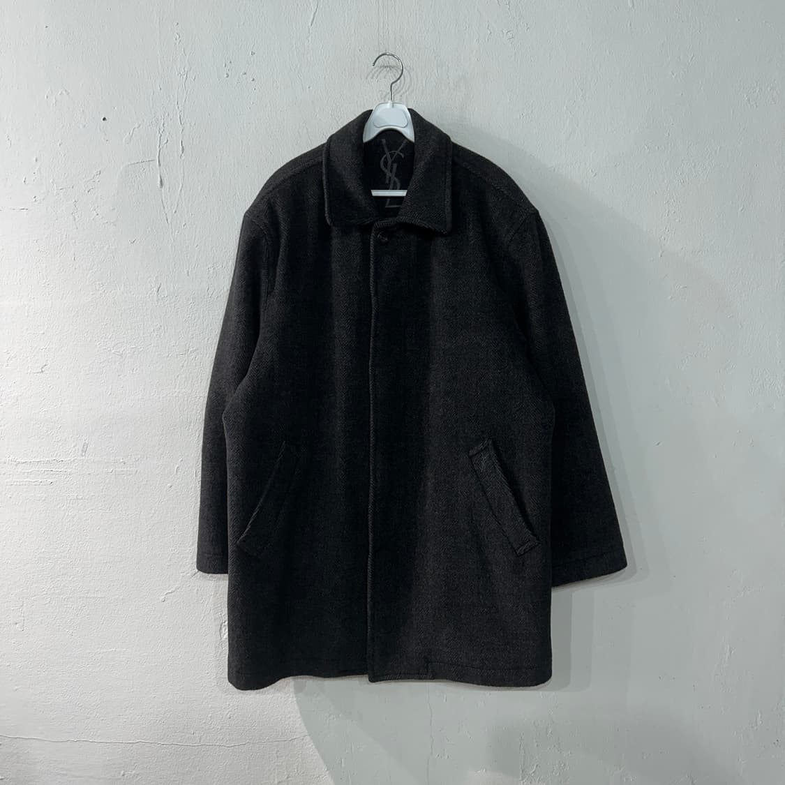 YSL 입생로랑 헤링본 코트 L 상품이미지1