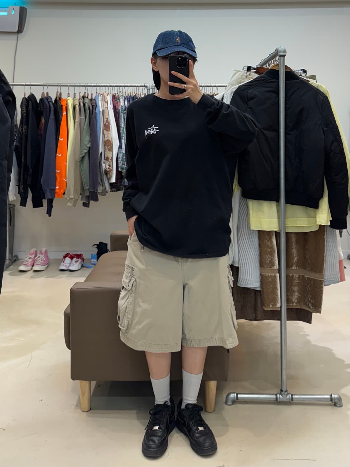 스투시 스탁로고 롱슬리브 상품이미지7