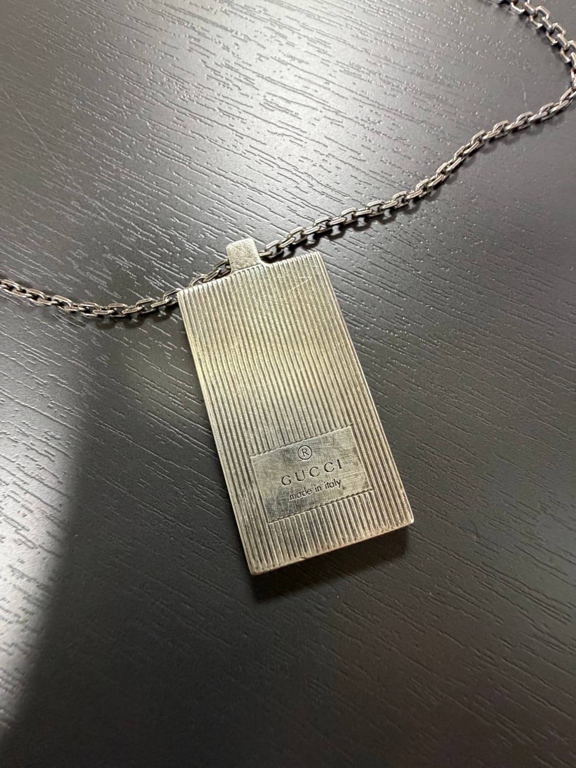구찌 실버바 목걸이 상품이미지2