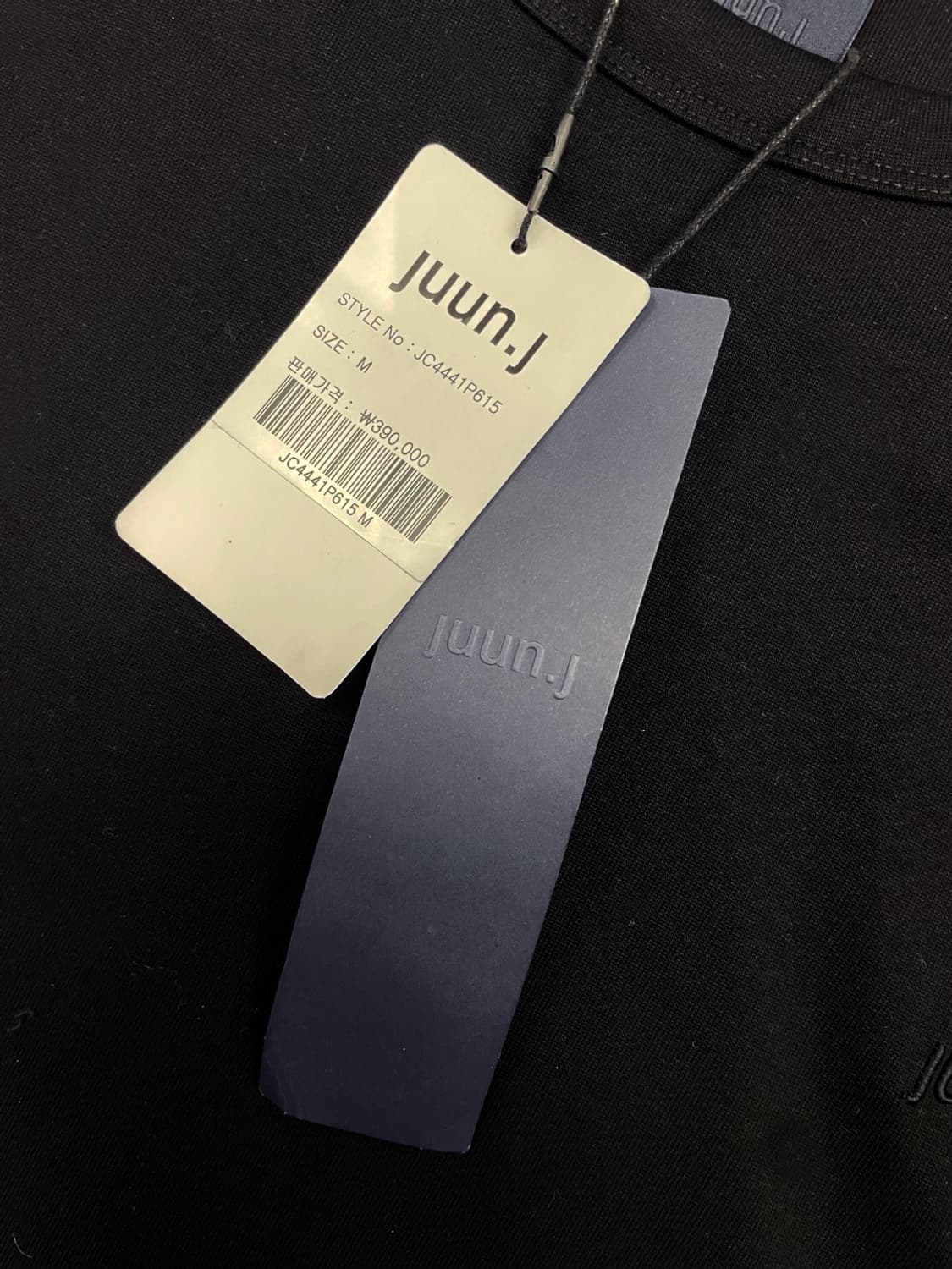 준지 엠브로이드 블랙 긴팔M 상품이미지2