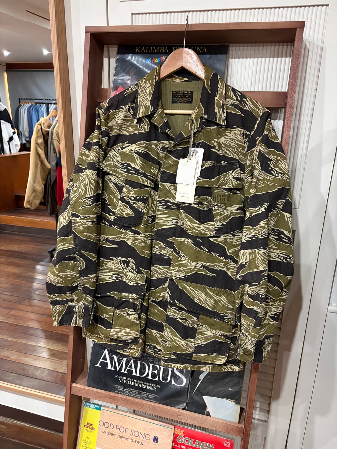 Wacko maria 타이거 자수 카모 퍼티그 자켓 상품이미지3