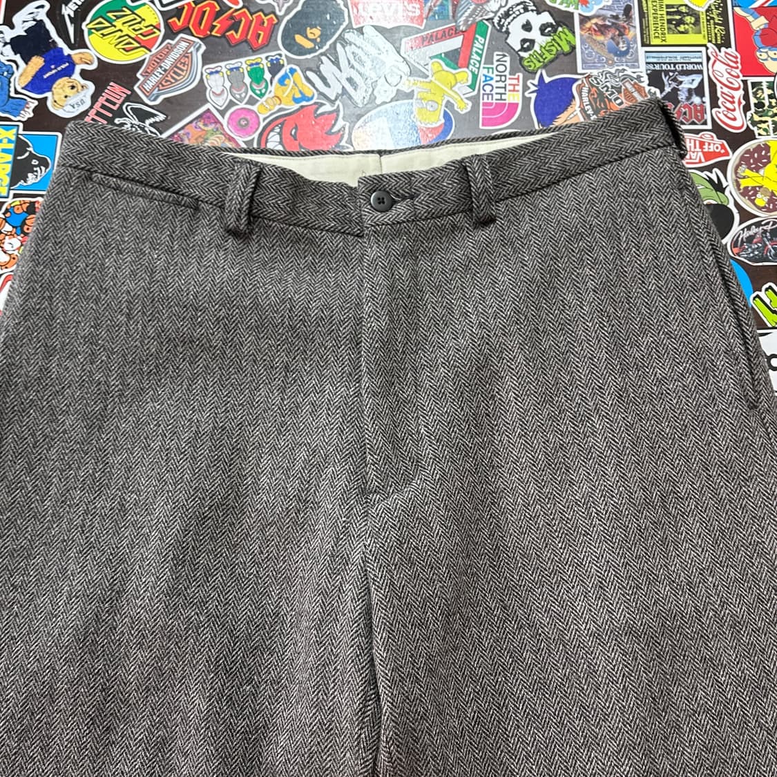 90s 폴로 랄프로렌 헤링본 울 팬츠 34 상품이미지4