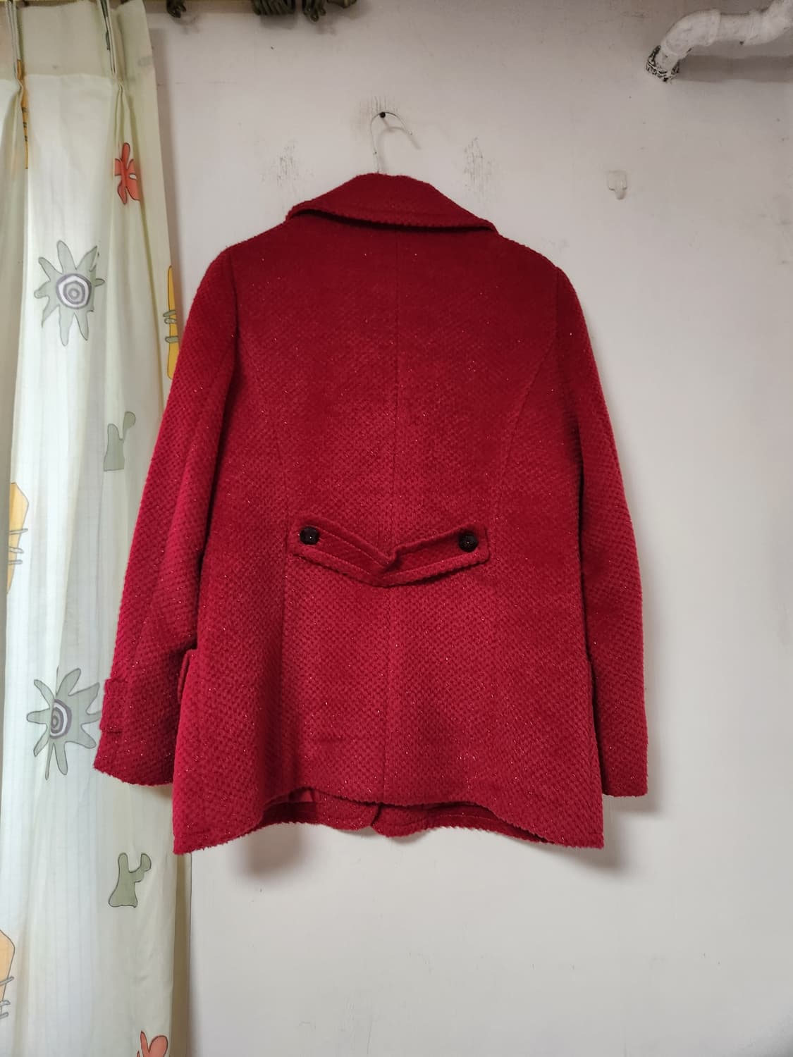 야제르 빨강 울 자켓 66(88-98-160) 상품이미지3