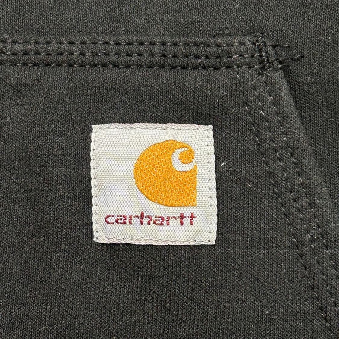 칼하트 루즈핏 미드웨이트 후드집업 블랙 S 상품이미지4