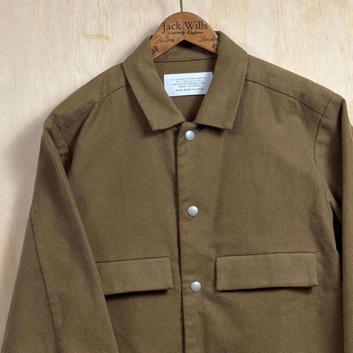 Kuro 일본 코튼 스웨이드 자켓 상품이미지2