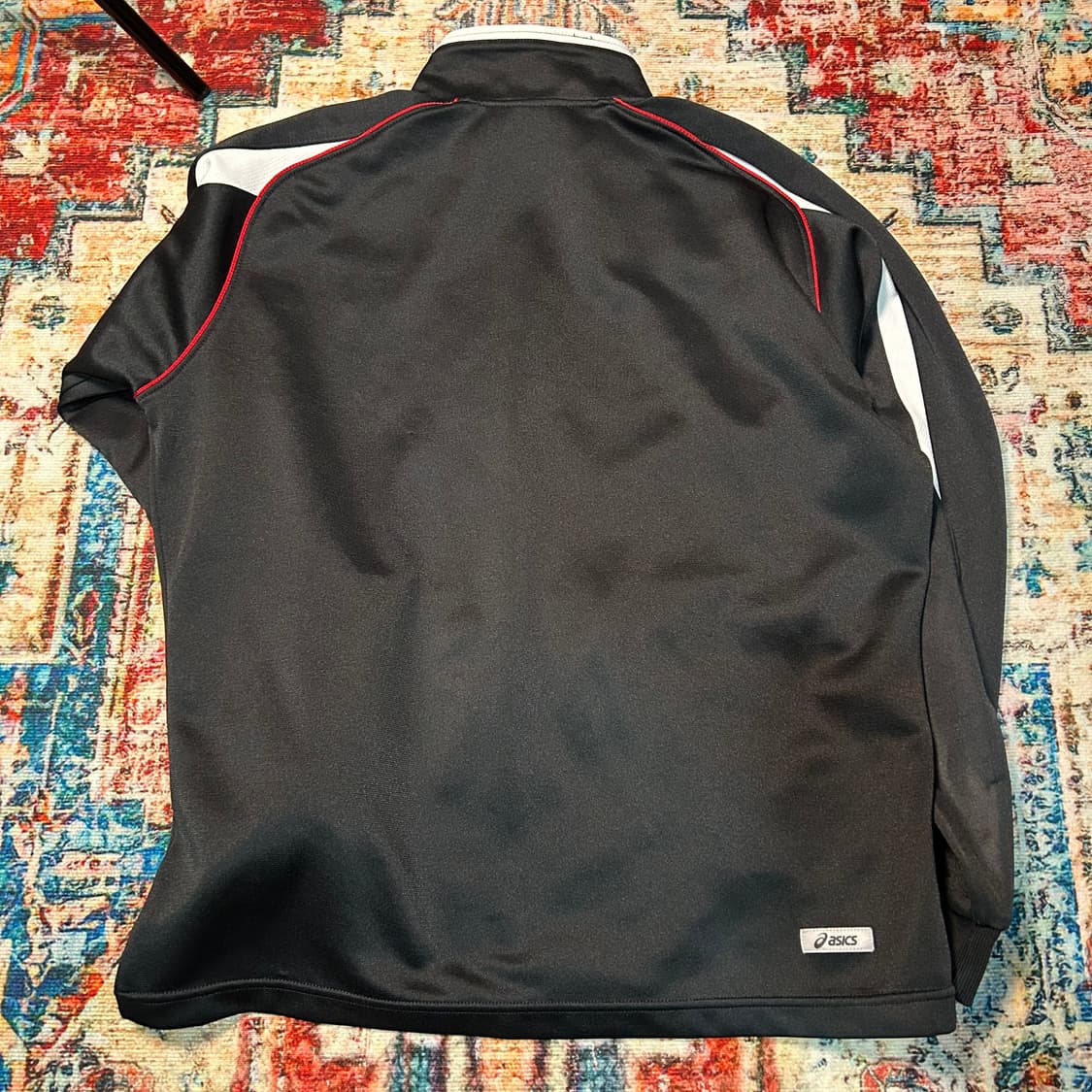 [M] 00s 아식스 재팬 블랙 트랙자켓 상품이미지2