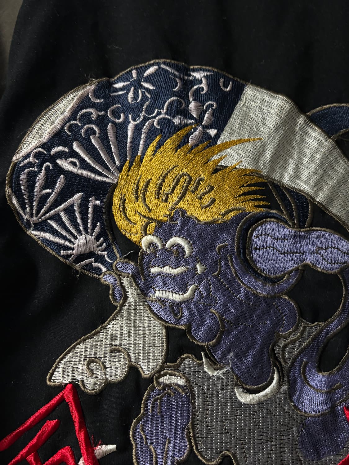 빈티지 도깨비 자수 스카쟌 상품이미지3