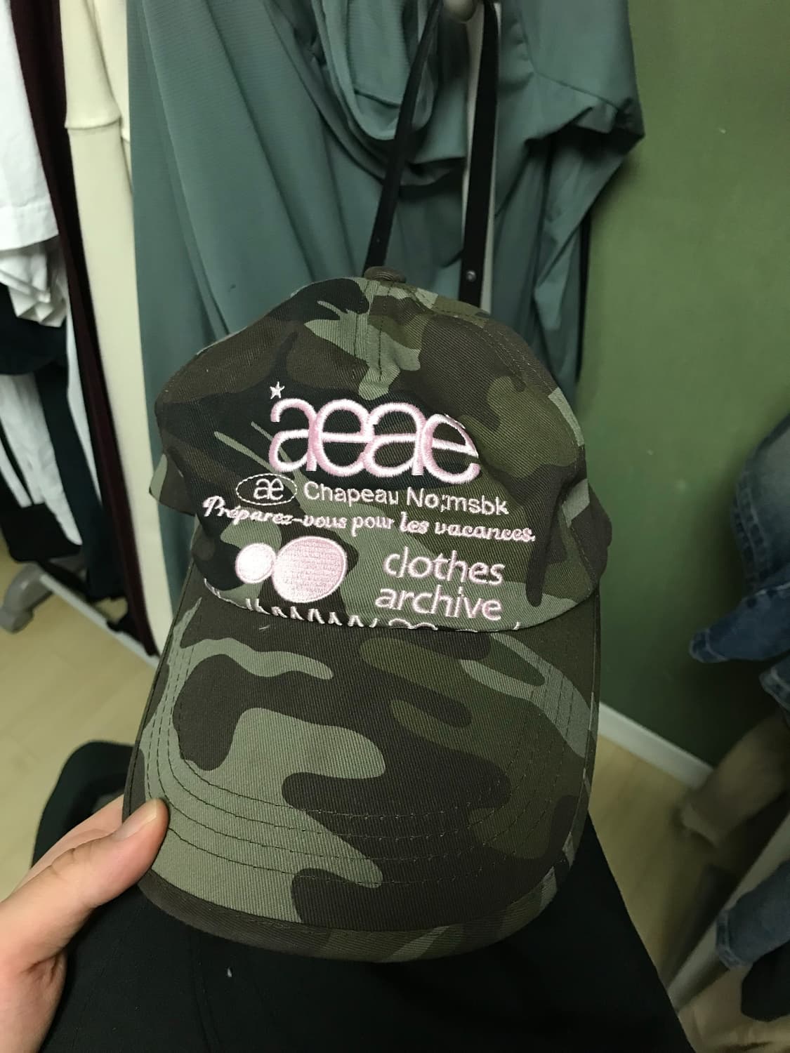 aeae 카모 볼캡 상품이미지1