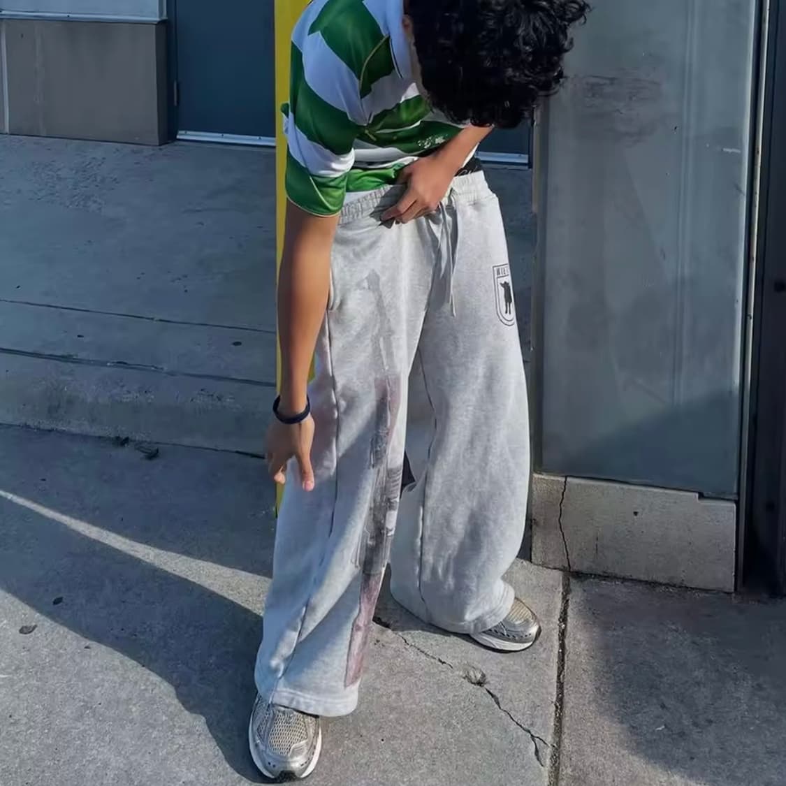 Sagging double waist wide pants 상품이미지6