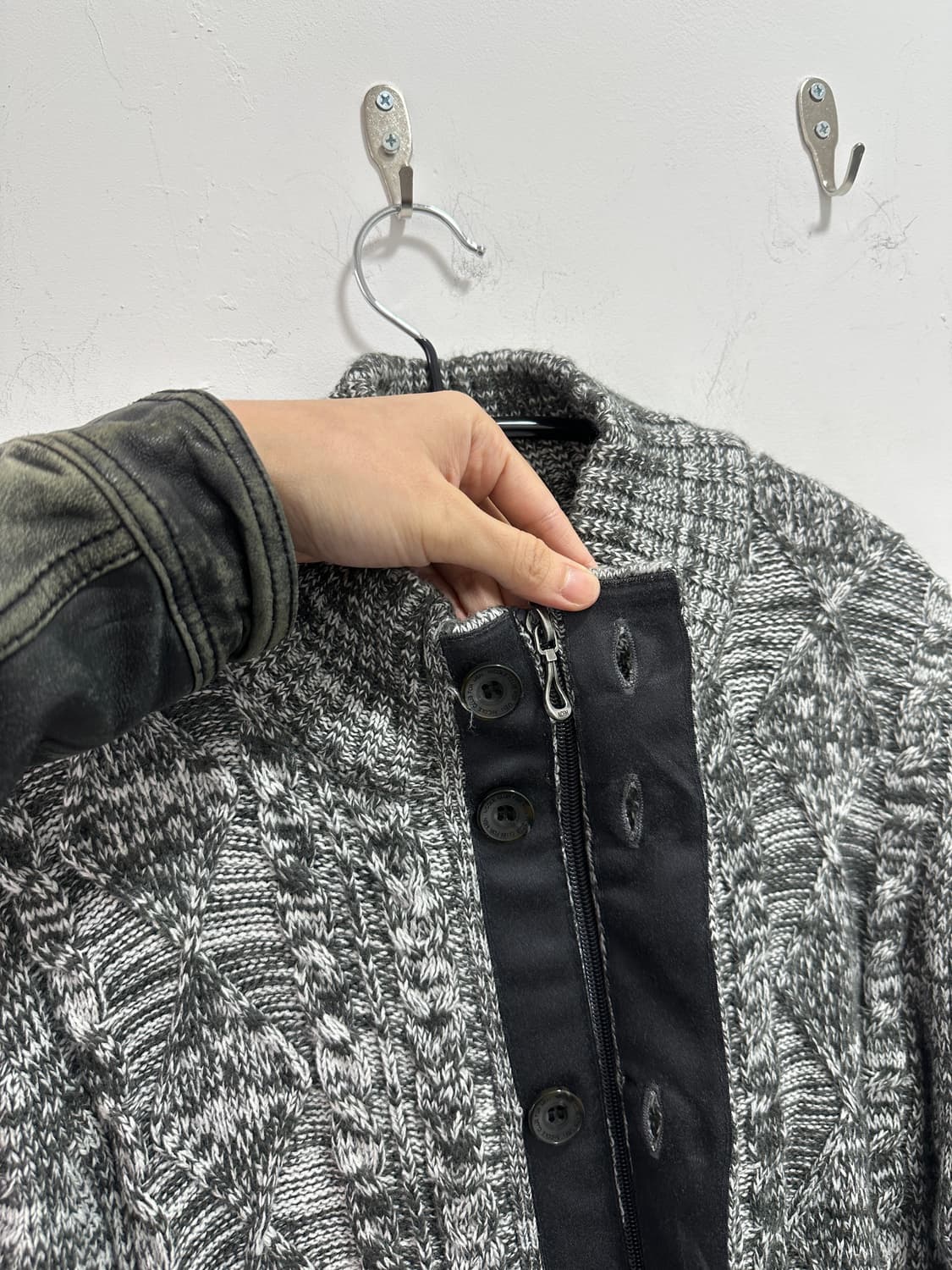 NICOLE CLUB FOR MEN 2way knit zip 상품이미지5