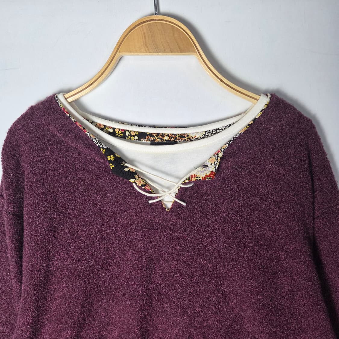 [雅結] 마사유 오리엔탈 레이어드 루즈핏 니트 상품이미지3