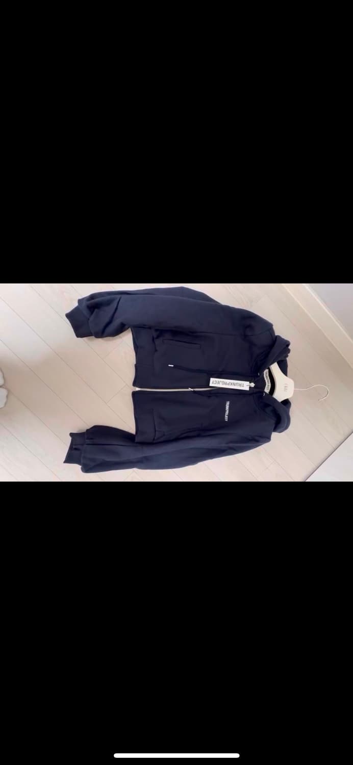 트렁크프로젝트 패드 숄더 후드 자켓 네이비 상품이미지3