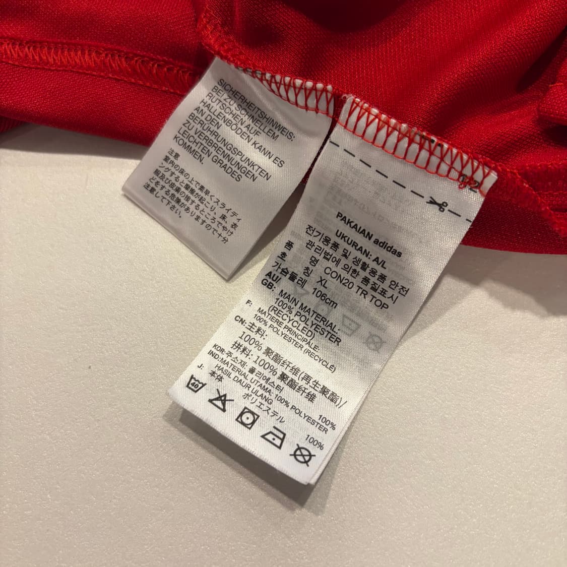 [XL] 아디다스 아스날 져지 긴팔 티셔츠 E279 상품이미지7