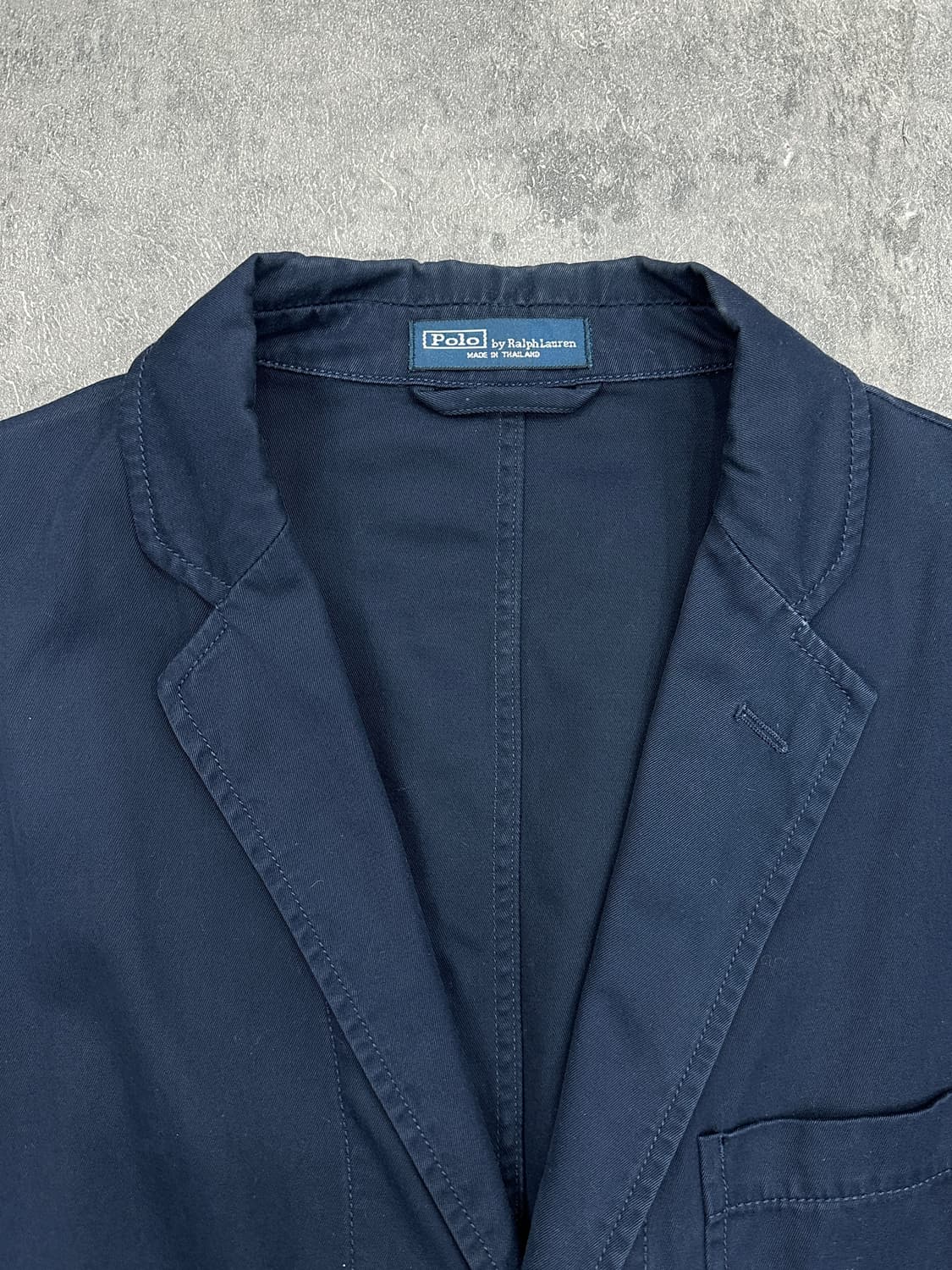 폴로 코튼 블레이저 네이비 상품이미지3