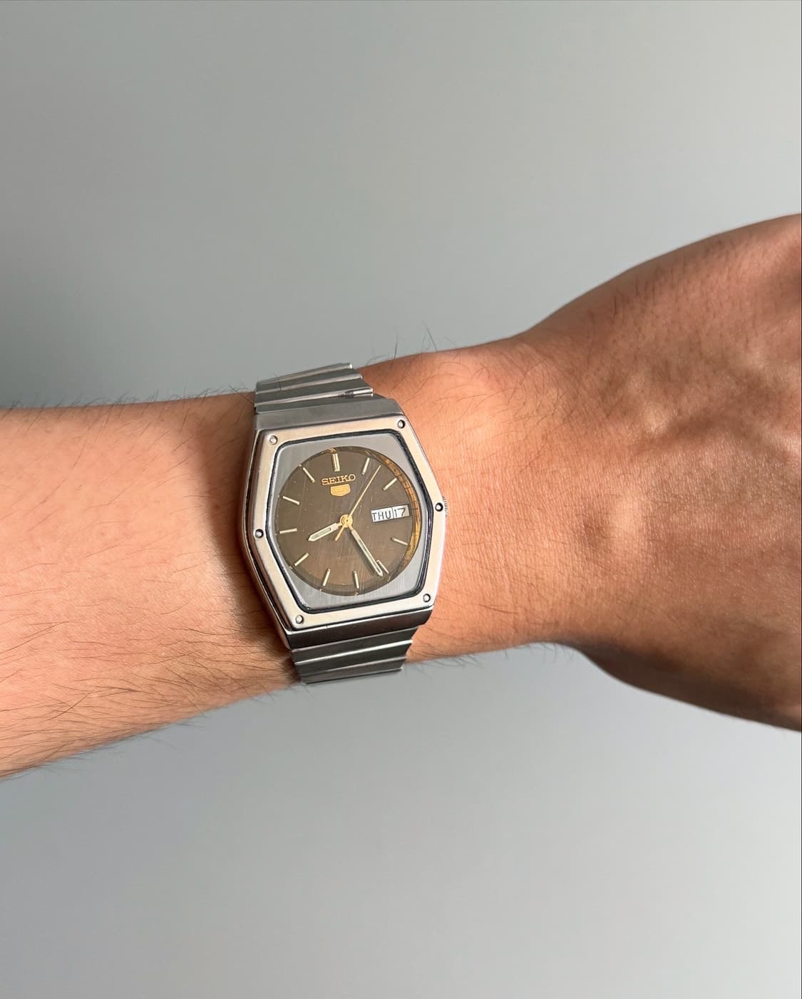 vintage SEIKO 5 Automatic metal watch 상품이미지6