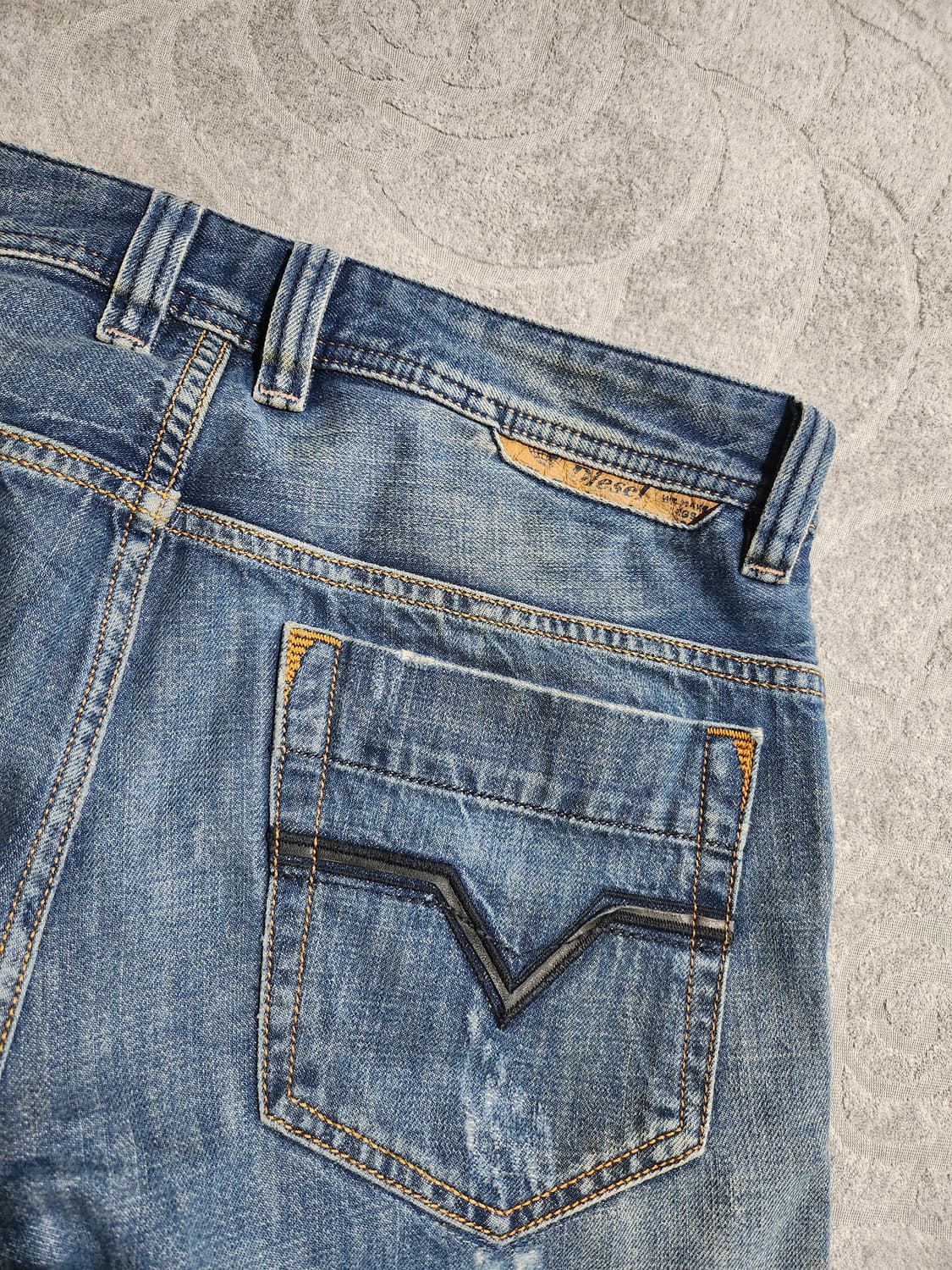 **디젤(Diesel) 빈티지 데미지 워싱 진 28 상품이미지8