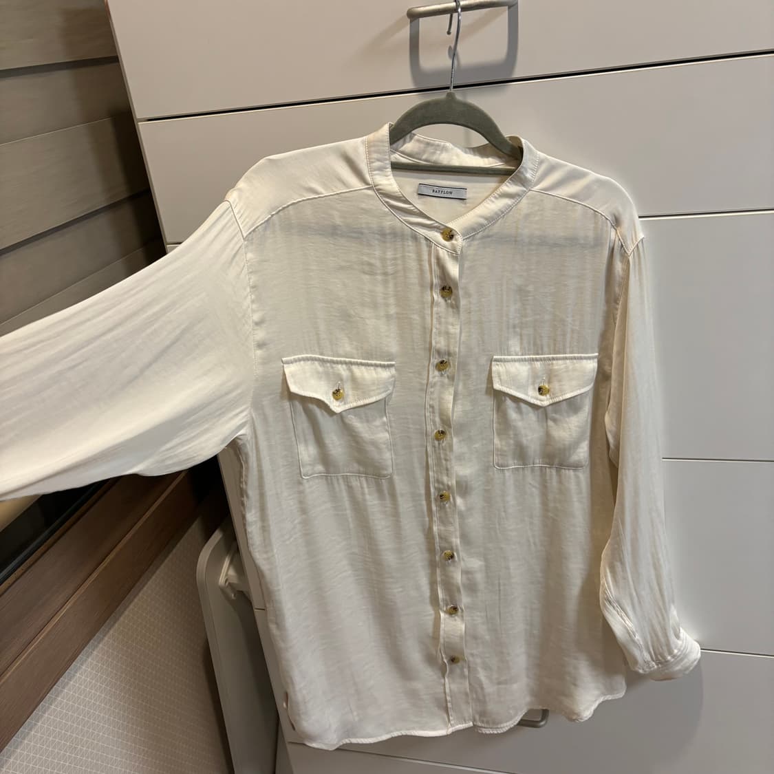 Bayflow 아이보리 부들 셔츠 상품이미지3