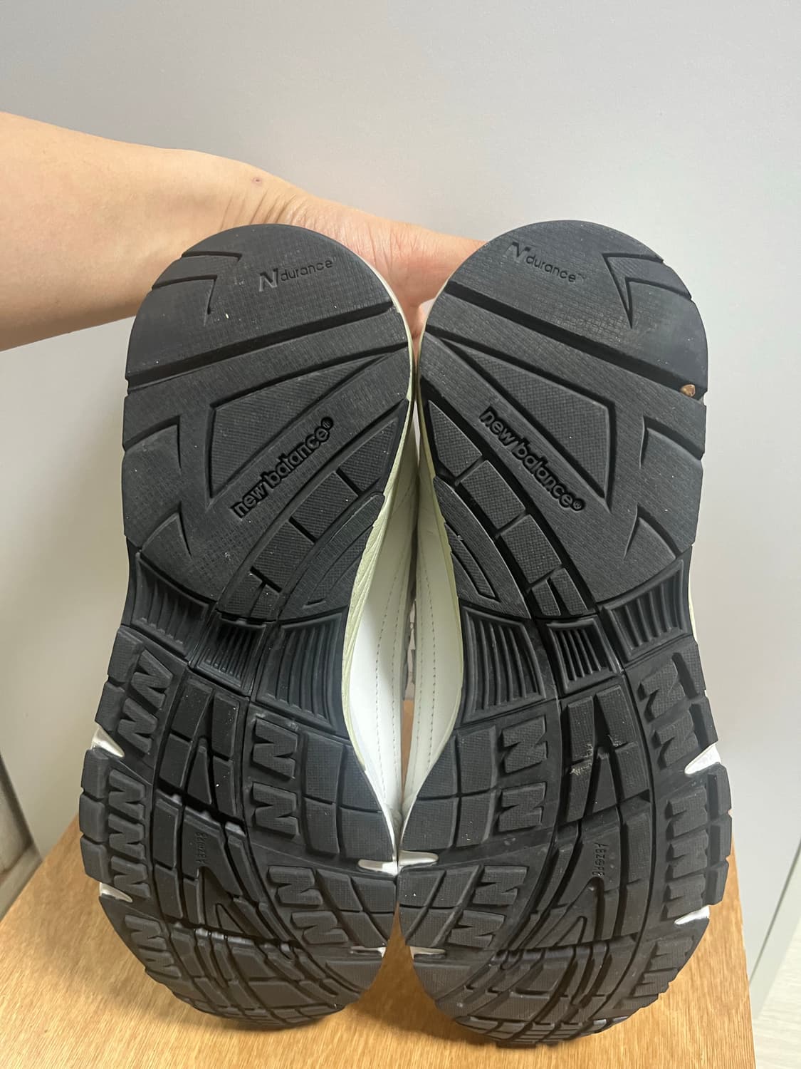 뉴발란스 991 uk 290 화이트 레더 상품이미지4