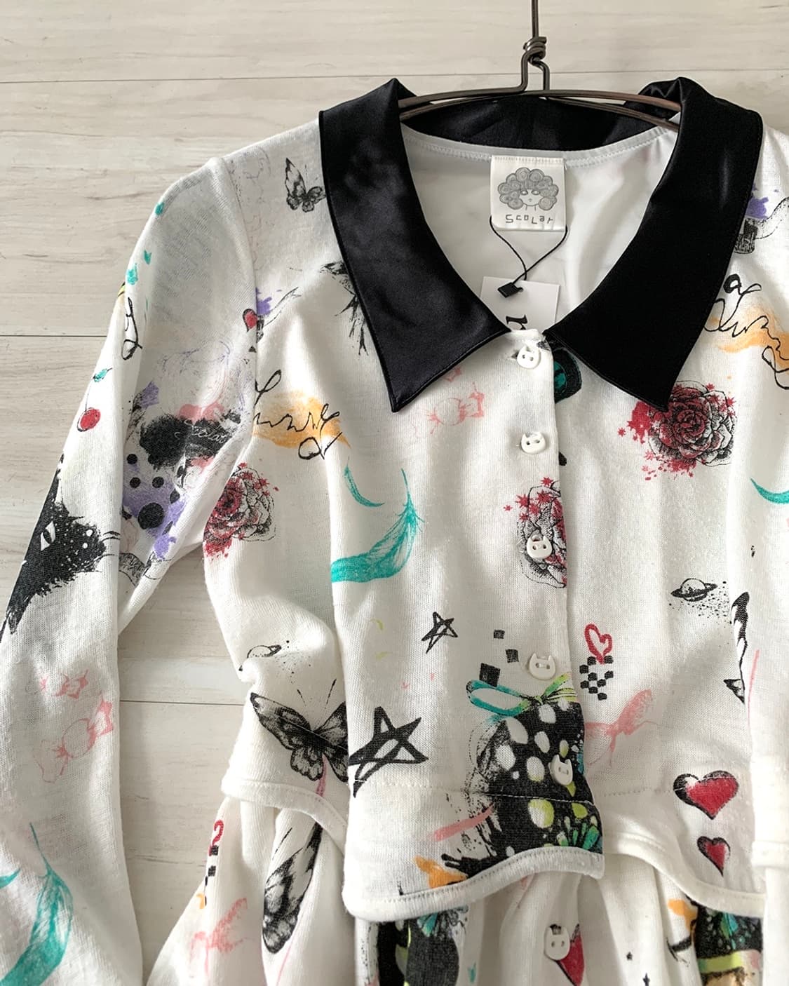 Scolar kitch nerd midi dress 상품이미지9