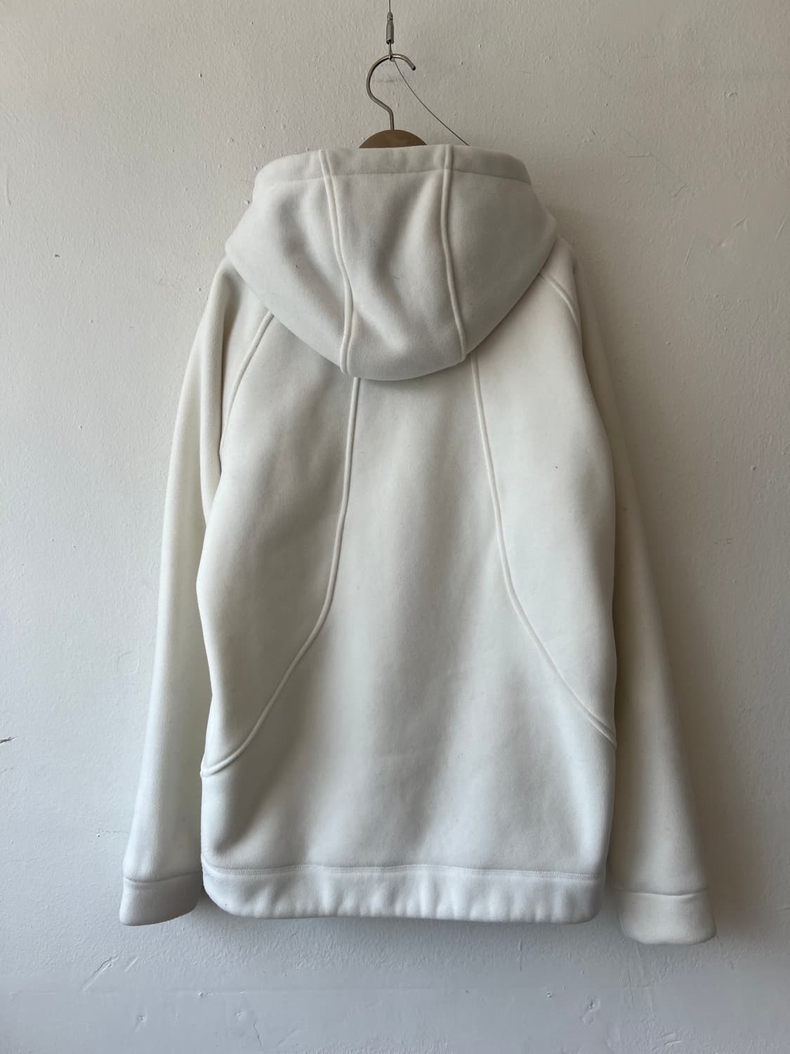 디스커버리 남성 아이보리 후드집업점퍼 플리츠점퍼 상품이미지3