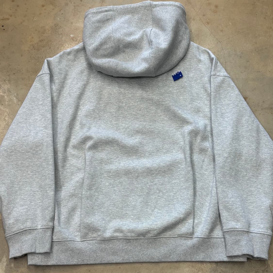 🫶🏻 아더에러X자라 자수 Gray 후드티 🫶🏻 상품이미지3