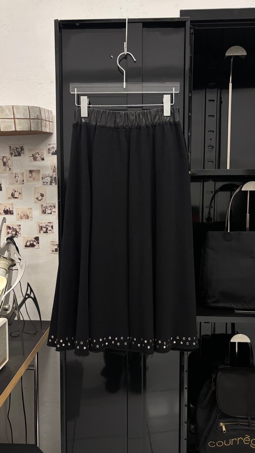 DIESEL stud detail flare skirt 상품이미지4