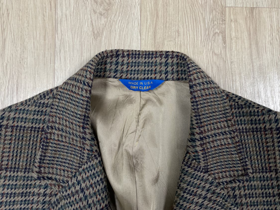 105) 70's 펜들턴 글렌체크 블레이저(미국제)데드스탁 상품이미지4
