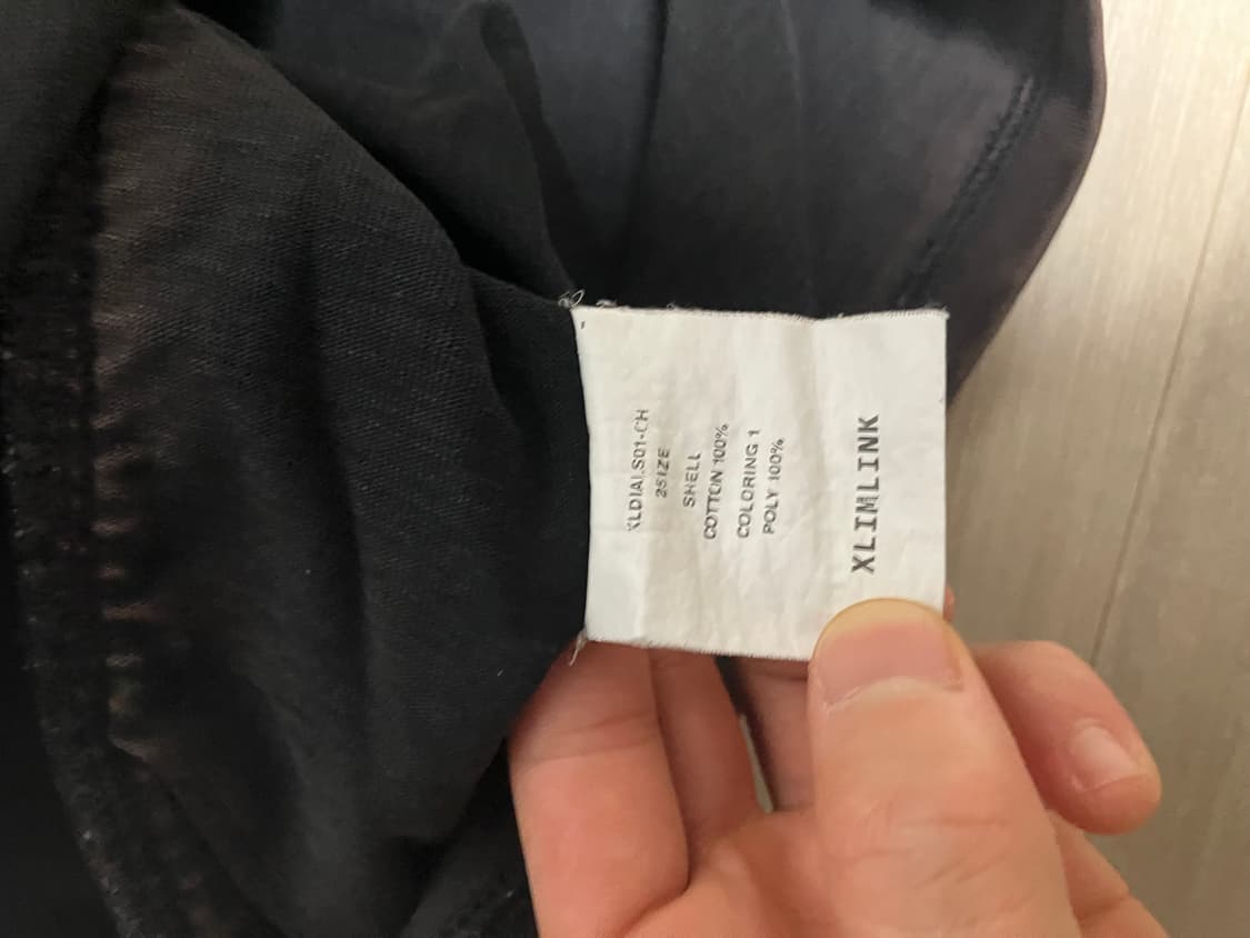 [2] xlim 디아블로 롱슬리브 차콜 상품이미지3