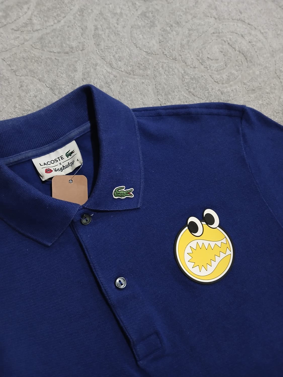 라코스테 블루 반팔 카라티 포인트 패치 M 상품이미지2