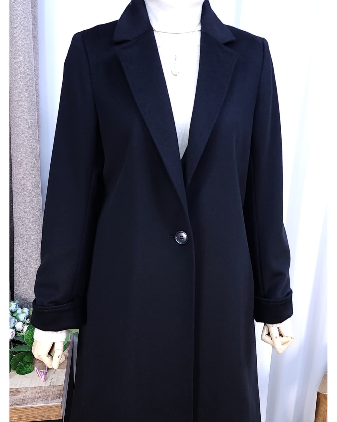 실크캐시 울 코트 상품이미지2