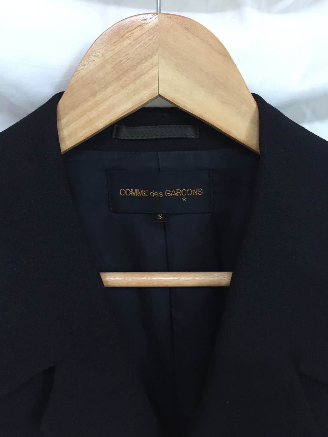 COMME des GARÇONS 블랙 울 블레이저 상품이미지2