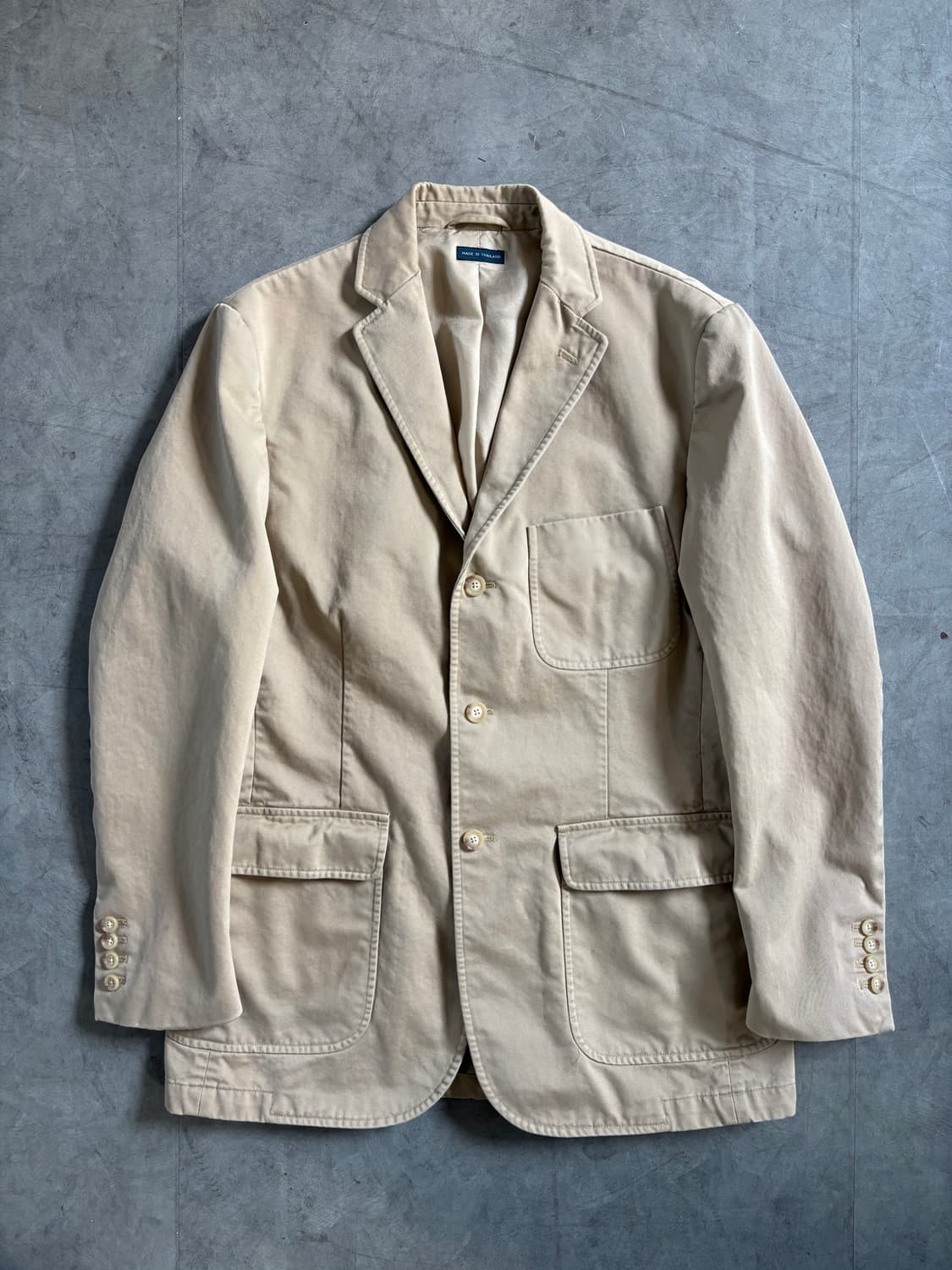 Polo 폴로 랄프로렌 베이지 코튼 블레이저 자켓 상품이미지1