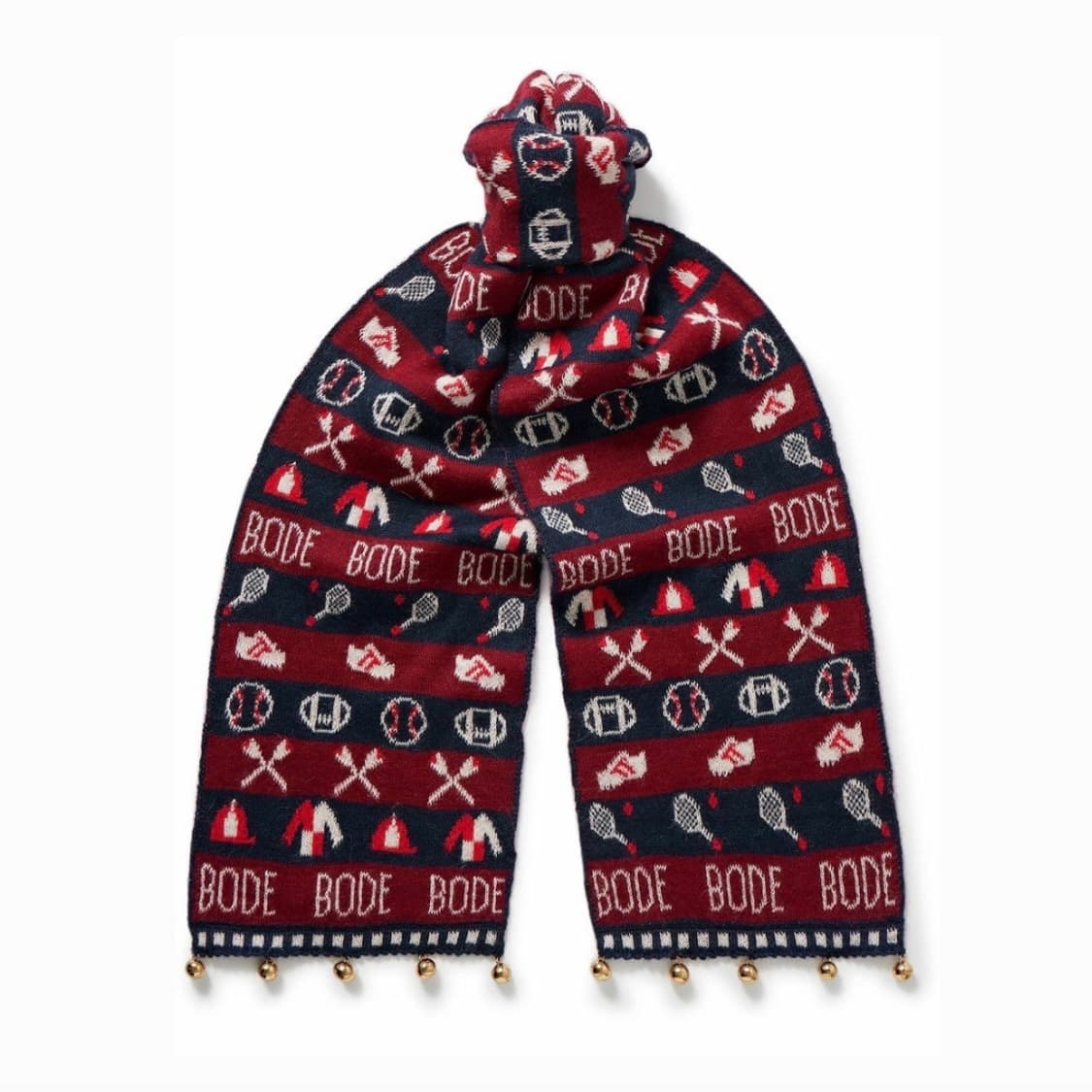 보디 BODE Sporying jacquard 머플러 상품이미지1