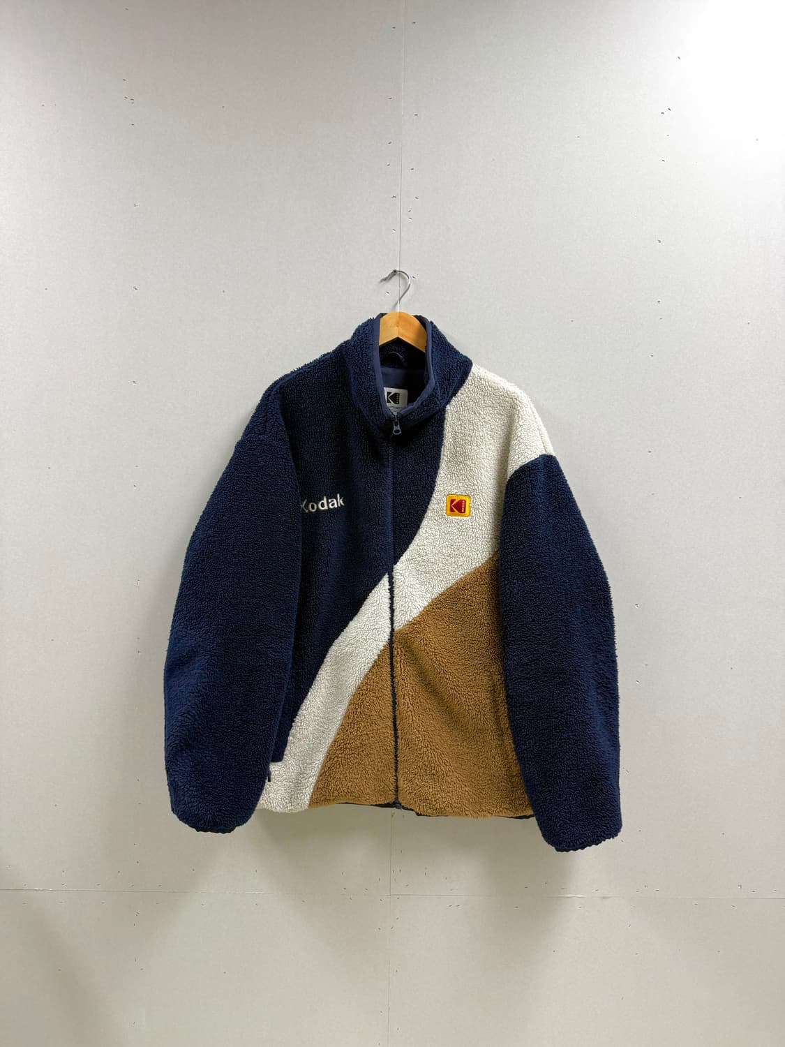 남성 110 XXL / 코닥 컬러크롬 뽀글이 후리스 자켓 상품이미지1