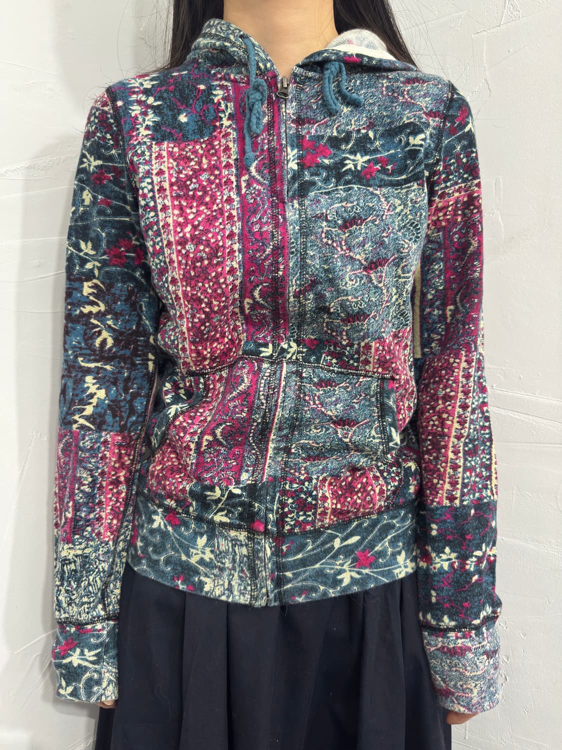 lucky brand pattern hood zipup 상품이미지1