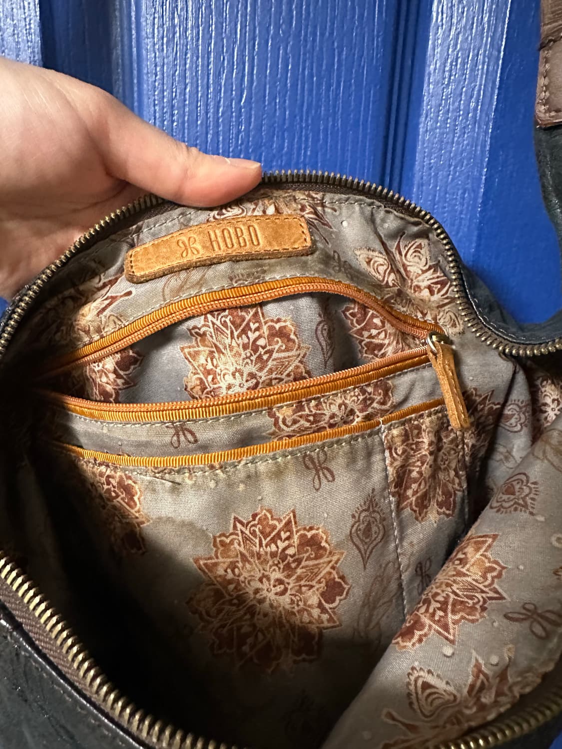 빈티지 레더 웨스턴 호보백 상품이미지6