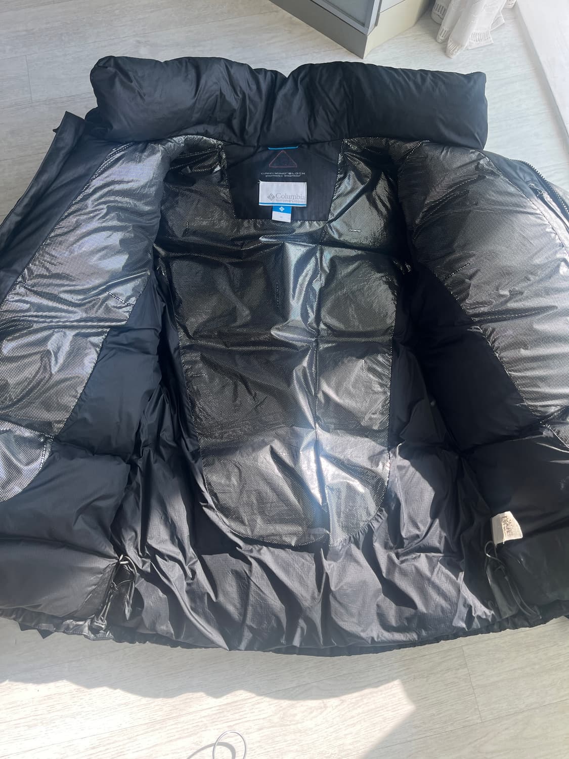 콜롬비아 남성 옴니히트 구스 패딩 (M) 상품이미지3