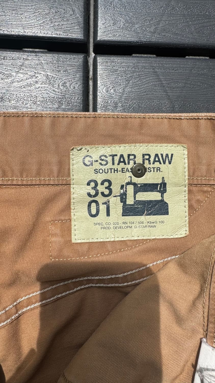 G-STAR RAW 3301 팬츠 30사이즈 상품이미지6