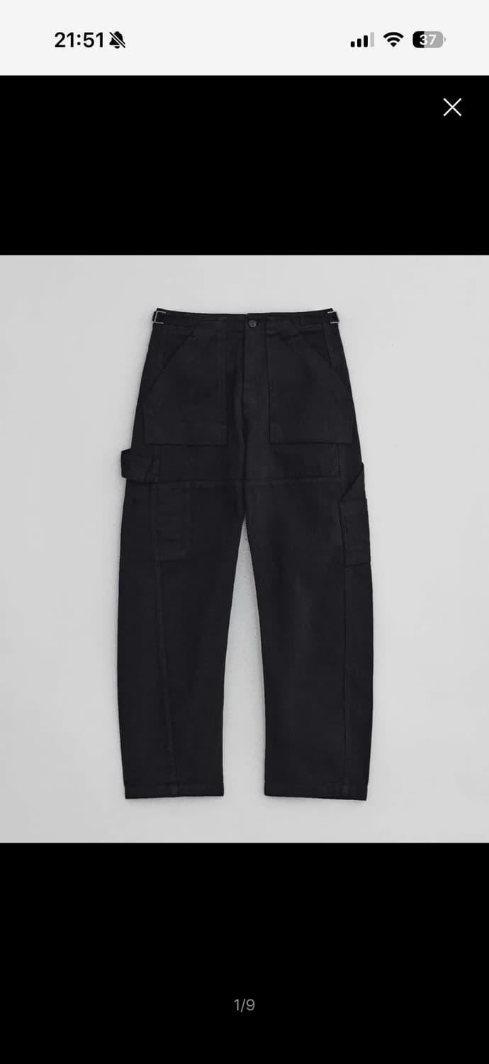 EE 워크팬츠 WORK PANTS (24ss) BLACK S size 상품이미지1